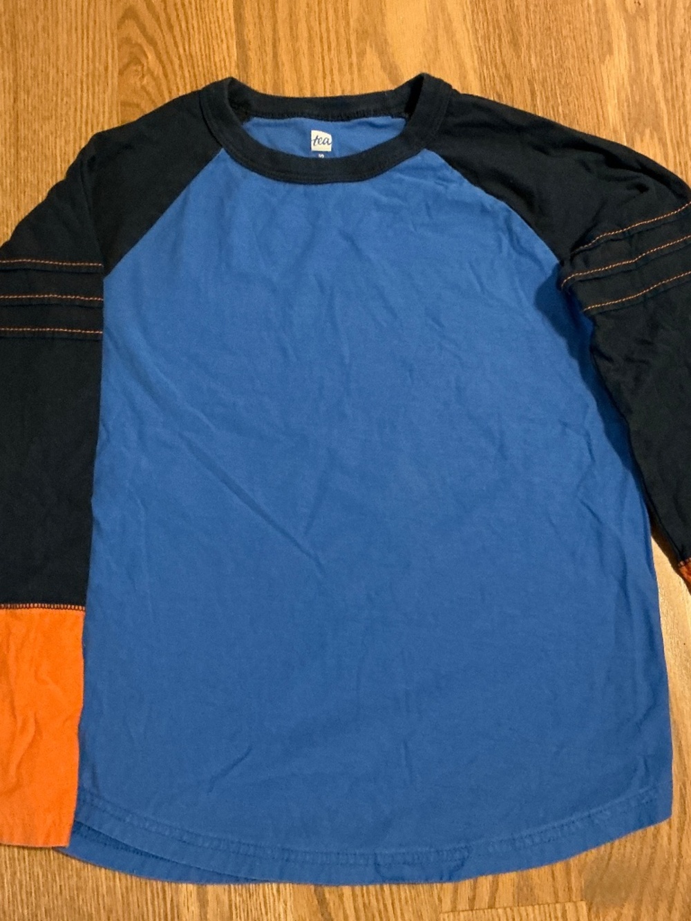 TEA collection Colorblock long sleeve shirt size 10